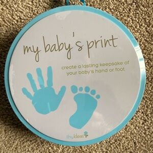 Baby Handprint and Footprint Keepsake Kit - Light Blue